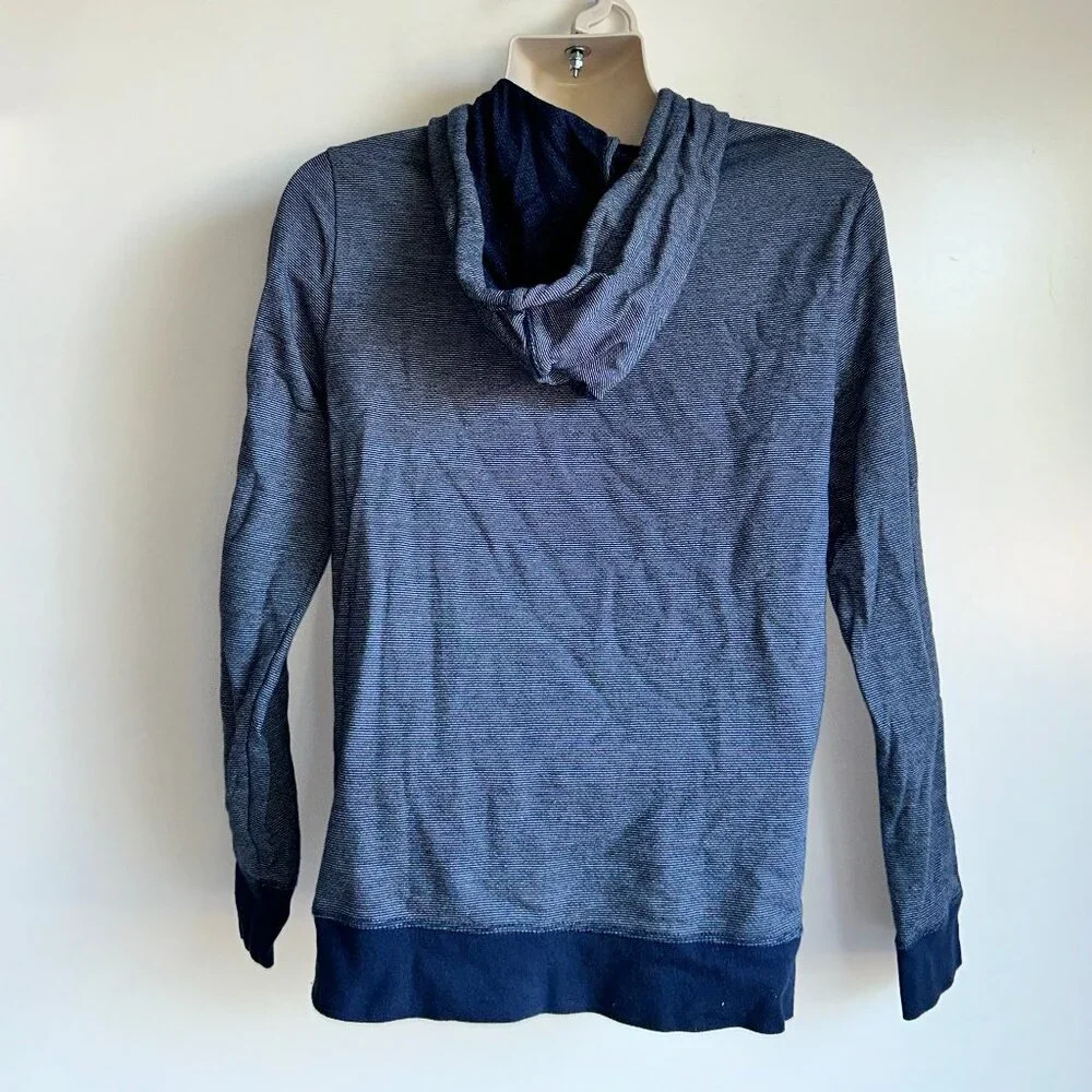 Banana Republic Blue Long Sleeve Hooded Top Size Men's Medium